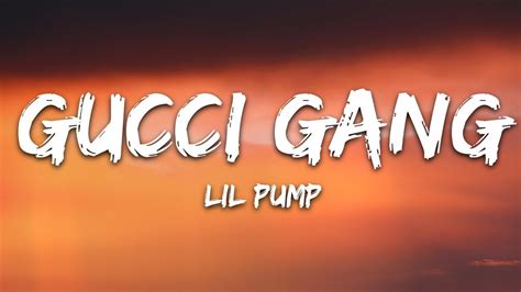 gucci gtang lyrics|Gucci gang songs.